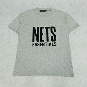 Fear of God Nets Essentials Grey Casual T Shirt